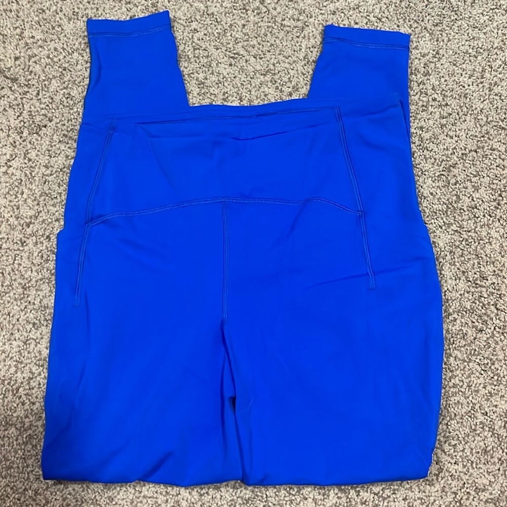 lululemon athletica Bright Blue High-Waist Leggings